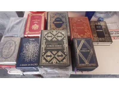 LOTE 630 - COLEÇÃO DE LIVROS AVULSOS CLÁSSICOS ABRIL LITERATURA COM 62 VOLS DE LUXO (NO ESTADO)