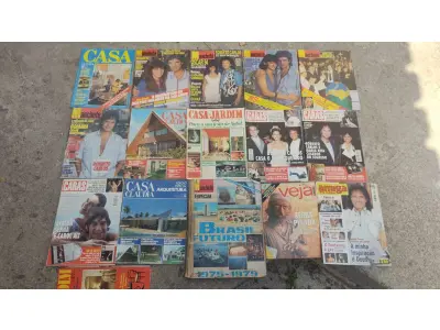 LOTE 635 - LOTE COM 105 REVISTAS ANTIGAS (NO ESTADO)
