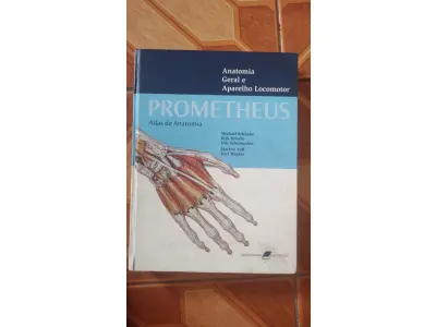 LOTE 698 - LIVRO PROMETHEUS, ATLAS DE ANATOMIA CAPA DURA . (NO ESTADO)