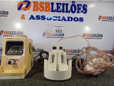 LOTE 163 - 01 AMALGAMADOR E 01 MICRO ASPIRADOR ODONTOLÓGICO. (NO ESTADO) ATENÇÃO! FAZER A VISITAÇÃO ANTES DE ARREMATAR, NÃO SABEMOS SE FUNCIONA. LEILÃO NÃO TEM GARANTIA E NEM DEVOLUÇÃO, SUJEITO A POSSÍVEIS AVARIAS VISÍVEIS/OCULTAS E/OU AUSÊNCIA DE COMPONENTES.