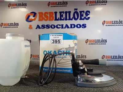 LOTE 395 - 01 FERRO GRAVITACIONAL A VAPOR. (NO ESTADO) ATENÇÃO! FAZER A VISITAÇÃO ANTES DE ARREMATAR, NÃO SABEMOS SE FUNCIONA. LEILÃO NÃO TEM GARANTIA E NEM DEVOLUÇÃO, SUJEITO A POSSÍVEIS AVARIAS VISÍVEIS/OCULTAS E/OU AUSÊNCIA DE COMPONENTES.