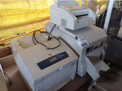 LOTE 468 - 03 IMPRESSORAS MARCAS E MODELOS DIVERSOS PARA RETIRADA DE PEÇAS. (NO ESTADO) ATENÇÃO! FAZER A VISITAÇÃO ANTES DE ARREMATAR, NÃO SABEMOS SE FUNCIONA. LEILÃO NÃO TEM GARANTIA E NEM DEVOLUÇÃO, SUJEITO A POSSÍVEIS AVARIAS VISÍVEIS/OCULTAS E/OU AUSÊNCIA DE COMPONENTES.
