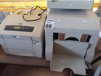 LOTE 468 - 03 IMPRESSORAS MARCAS E MODELOS DIVERSOS PARA RETIRADA DE PEÇAS. (NO ESTADO) ATENÇÃO! FAZER A VISITAÇÃO ANTES DE ARREMATAR, NÃO SABEMOS SE FUNCIONA. LEILÃO NÃO TEM GARANTIA E NEM DEVOLUÇÃO, SUJEITO A POSSÍVEIS AVARIAS VISÍVEIS/OCULTAS E/OU AUSÊNCIA DE COMPONENTES.