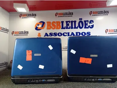 LOTE 413 - 02 NOTEBOOKS MARCAS TOSHIBA PARA RETIRADA DE PEÇAS. (NO ESTADO) ATENÇÃO! FAZER A VISITAÇÃO ANTES DE ARREMATAR, NÃO SABEMOS SE FUNCIONA. LEILÃO NÃO TEM GARANTIA E NEM DEVOLUÇÃO, SUJEITO A POSSÍVEIS AVARIAS VISÍVEIS/OCULTAS E/OU AUSÊNCIA DE COMPONENTES.