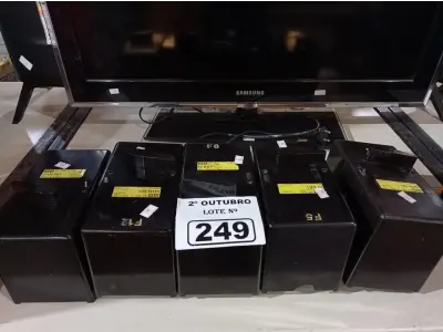 LOTE 249 - 05 CHAVES SECCIONADORAS GM 661. (NO ESTADO) ATENÇÃO! FAZER A VISITAÇÃO ANTES DE ARREMATAR, NÃO SABEMOS SE FUNCIONA. LEILÃO NÃO TEM GARANTIA E NEM DEVOLUÇÃO, SUJEITO A POSSÍVEIS AVARIAS VISÍVEIS/OCULTAS E/OU AUSÊNCIA DE COMPONENTES.