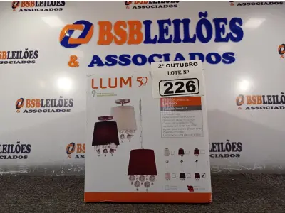 LOTE 226 - 01 LUMINÁRIA PENDENTE SÃO PAULO. (NO ESTADO) ATENÇÃO! FAZER A VISITAÇÃO ANTES DE ARREMATAR, NÃO SABEMOS SE FUNCIONA. LEILÃO NÃO TEM GARANTIA E NEM DEVOLUÇÃO, SUJEITO A POSSÍVEIS AVARIAS VISÍVEIS/OCULTAS E/OU AUSÊNCIA DE COMPONENTES.