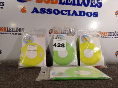 LOTE 428 - 04 BOIAS INFANTIS. (NO ESTADO) ATENÇÃO! FAZER A VISITAÇÃO ANTES DE ARREMATAR, NÃO SABEMOS SE FUNCIONA. LEILÃO NÃO TEM GARANTIA E NEM DEVOLUÇÃO, SUJEITO A POSSÍVEIS AVARIAS VISÍVEIS/OCULTAS E/OU AUSÊNCIA DE COMPONENTES.