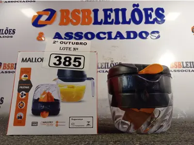 LOTE 385 - 01 ESPREMEDOR FRUITMAX 127V. (NO ESTADO) ATENÇÃO! FAZER A VISITAÇÃO ANTES DE ARREMATAR, NÃO SABEMOS SE FUNCIONA. LEILÃO NÃO TEM GARANTIA E NEM DEVOLUÇÃO, SUJEITO A POSSÍVEIS AVARIAS VISÍVEIS/OCULTAS E/OU AUSÊNCIA DE COMPONENTES.
