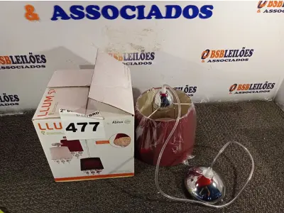 LOTE 477 - 01 LUMINÁRIA PENDENTE SÃO PAULO. (NO ESTADO) ATENÇÃO! FAZER A VISITAÇÃO ANTES DE ARREMATAR, NÃO SABEMOS SE FUNCIONA. LEILÃO NÃO TEM GARANTIA E NEM DEVOLUÇÃO, SUJEITO A POSSÍVEIS AVARIAS VISÍVEIS/OCULTAS E/OU AUSÊNCIA DE COMPONENTES.