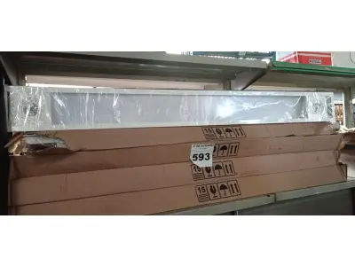 LOTE 593 - 05 LUMINÁRIAS DE EMBUTIR 1X40W+2 DICROICA MF-254132. (NO ESTADO) ATENÇÃO! FAZER A VISITAÇÃO ANTES DE ARREMATAR, NÃO SABEMOS SE FUNCIONA. LEILÃO NÃO TEM GARANTIA E NEM DEVOLUÇÃO, SUJEITO A POSSÍVEIS AVARIAS VISÍVEIS/OCULTAS E/OU AUSÊNCIA DE COMPONENTES.