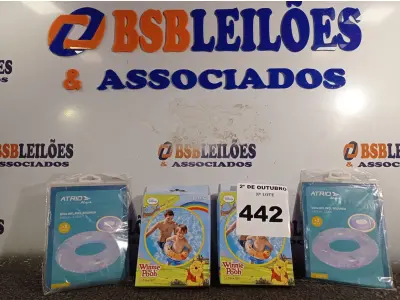 LOTE 442 - 05 BOIAS INFANTIS. (NO ESTADO) ATENÇÃO! FAZER A VISITAÇÃO ANTES DE ARREMATAR, NÃO SABEMOS SE FUNCIONA. LEILÃO NÃO TEM GARANTIA E NEM DEVOLUÇÃO, SUJEITO A POSSÍVEIS AVARIAS VISÍVEIS/OCULTAS E/OU AUSÊNCIA DE COMPONENTES.