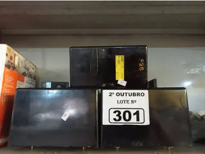 LOTE 301 - 05 CHAVES SECCIONADORAS GM 661. (NO ESTADO) ATENÇÃO! FAZER A VISITAÇÃO ANTES DE ARREMATAR, NÃO SABEMOS SE FUNCIONA. LEILÃO NÃO TEM GARANTIA E NEM DEVOLUÇÃO, SUJEITO A POSSÍVEIS AVARIAS VISÍVEIS/OCULTAS E/OU AUSÊNCIA DE COMPONENTES.
