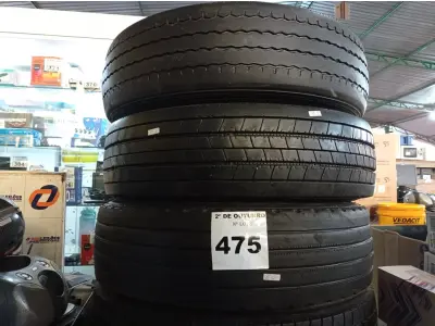 LOTE 475 - 04 PNEUS PARA CAMINHÃO ¾ SENDO 03 NA MEDIDA 215/75/17.5 E 01 NA MEDIDA 205/75/17.5. (NO ESTADO) ATENÇÃO! FAZER A VISITAÇÃO ANTES DE ARREMATAR, NÃO SABEMOS SE FUNCIONA. LEILÃO NÃO TEM GARANTIA E NEM DEVOLUÇÃO, SUJEITO A POSSÍVEIS AVARIAS VISÍVEIS/OCULTAS E/OU AUSÊNCIA DE COMPONENTES.