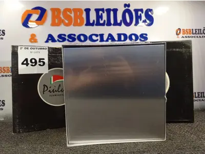 LOTE 495 - 02 LUMINÁRIAS DE EMBUTIR 30X30 PIOLUCE. (NO ESTADO) ATENÇÃO! FAZER A VISITAÇÃO ANTES DE ARREMATAR, NÃO SABEMOS SE FUNCIONA. LEILÃO NÃO TEM GARANTIA E NEM DEVOLUÇÃO, SUJEITO A POSSÍVEIS AVARIAS VISÍVEIS/OCULTAS E/OU AUSÊNCIA DE COMPONENTES.
