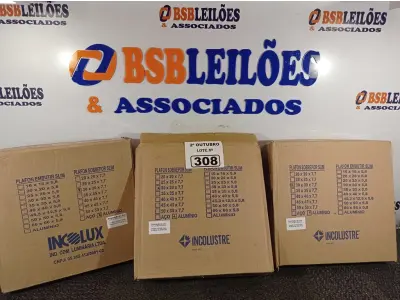 LOTE 308 - 03 PLAFONS DE SOBREPOR 30X30 MARCAS INCOLUSTRE. (NO ESTADO) ATENÇÃO! FAZER A VISITAÇÃO ANTES DE ARREMATAR, NÃO SABEMOS SE FUNCIONA. LEILÃO NÃO TEM GARANTIA E NEM DEVOLUÇÃO, SUJEITO A POSSÍVEIS AVARIAS VISÍVEIS/OCULTAS E/OU AUSÊNCIA DE COMPONENTES.