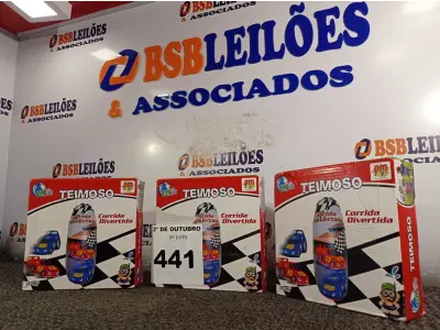 LOTE 441 - 03 BONECOS TEIMOSO CORRIDA DIVERTIDA. (NO ESTADO) ATENÇÃO! FAZER A VISITAÇÃO ANTES DE ARREMATAR, NÃO SABEMOS SE FUNCIONA. LEILÃO NÃO TEM GARANTIA E NEM DEVOLUÇÃO, SUJEITO A POSSÍVEIS AVARIAS VISÍVEIS/OCULTAS E/OU AUSÊNCIA DE COMPONENTES.