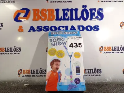 LOTE 435 - 01 GUITARRA ROCK SHOW. (NO ESTADO) ATENÇÃO! FAZER A VISITAÇÃO ANTES DE ARREMATAR, NÃO SABEMOS SE FUNCIONA. LEILÃO NÃO TEM GARANTIA E NEM DEVOLUÇÃO, SUJEITO A POSSÍVEIS AVARIAS VISÍVEIS/OCULTAS E/OU AUSÊNCIA DE COMPONENTES.