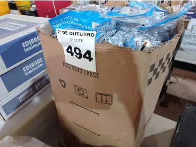 LOTE 494 - 01 LOTE COM GRANDE QUANTIDADE DE CONJUNTOS DE NEBULIZAÇÃO. (NO ESTADO) ATENÇÃO! FAZER A VISITAÇÃO ANTES DE ARREMATAR, NÃO SABEMOS SE FUNCIONA. LEILÃO NÃO TEM GARANTIA E NEM DEVOLUÇÃO, SUJEITO A POSSÍVEIS AVARIAS VISÍVEIS/OCULTAS E/OU AUSÊNCIA DE COMPONENTES.