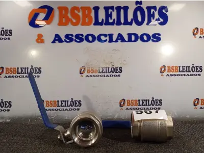 LOTE 567 - 02 REGISTROS DE ESFERA EM METAL 2.1/2. (NO ESTADO) ATENÇÃO! FAZER A VISITAÇÃO ANTES DE ARREMATAR, NÃO SABEMOS SE FUNCIONA. LEILÃO NÃO TEM GARANTIA E NEM DEVOLUÇÃO, SUJEITO A POSSÍVEIS AVARIAS VISÍVEIS/OCULTAS E/OU AUSÊNCIA DE COMPONENTES.