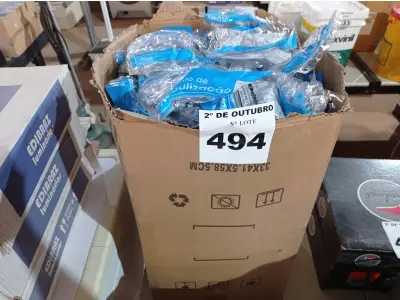 LOTE 494 - 01 LOTE COM GRANDE QUANTIDADE DE CONJUNTOS DE NEBULIZAÇÃO. (NO ESTADO) ATENÇÃO! FAZER A VISITAÇÃO ANTES DE ARREMATAR, NÃO SABEMOS SE FUNCIONA. LEILÃO NÃO TEM GARANTIA E NEM DEVOLUÇÃO, SUJEITO A POSSÍVEIS AVARIAS VISÍVEIS/OCULTAS E/OU AUSÊNCIA DE COMPONENTES.