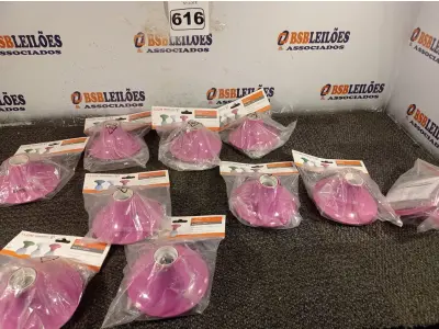 LOTE 616 - 10 PLAFONIER PVC 1XE27. (NO ESTADO) ATENÇÃO! FAZER A VISITAÇÃO ANTES DE ARREMATAR, NÃO SABEMOS SE FUNCIONA. LEILÃO NÃO TEM GARANTIA E NEM DEVOLUÇÃO, SUJEITO A POSSÍVEIS AVARIAS VISÍVEIS/OCULTAS E/OU AUSÊNCIA DE COMPONENTES.