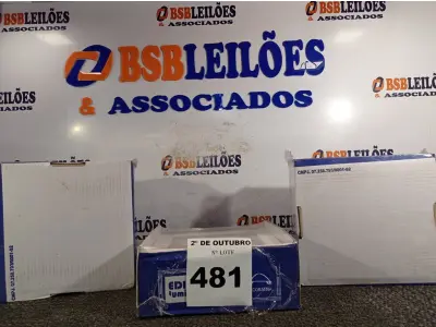 LOTE 481 - 04 LUMINÁRIAS DE EMBUTIR 8113 RETO EDIBRAZ. (NO ESTADO) ATENÇÃO! FAZER A VISITAÇÃO ANTES DE ARREMATAR, NÃO SABEMOS SE FUNCIONA. LEILÃO NÃO TEM GARANTIA E NEM DEVOLUÇÃO, SUJEITO A POSSÍVEIS AVARIAS VISÍVEIS/OCULTAS E/OU AUSÊNCIA DE COMPONENTES.