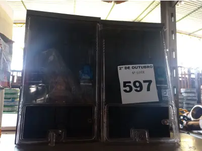 LOTE 597 - 02 CAIXAS PARA RELÓGIO MEDIDOR DE ENERGIA. (NO ESTADO) ATENÇÃO! FAZER A VISITAÇÃO ANTES DE ARREMATAR, NÃO SABEMOS SE FUNCIONA. LEILÃO NÃO TEM GARANTIA E NEM DEVOLUÇÃO, SUJEITO A POSSÍVEIS AVARIAS VISÍVEIS/OCULTAS E/OU AUSÊNCIA DE COMPONENTES.