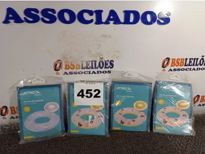 LOTE 452 - 04 BOIAS INFANTIS. (NO ESTADO) ATENÇÃO! FAZER A VISITAÇÃO ANTES DE ARREMATAR, NÃO SABEMOS SE FUNCIONA. LEILÃO NÃO TEM GARANTIA E NEM DEVOLUÇÃO, SUJEITO A POSSÍVEIS AVARIAS VISÍVEIS/OCULTAS E/OU AUSÊNCIA DE COMPONENTES.