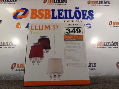 LOTE 349 - 01 LUMINÁRIA PENDENTE SÃO PAULO. (NO ESTADO) ATENÇÃO! FAZER A VISITAÇÃO ANTES DE ARREMATAR, NÃO SABEMOS SE FUNCIONA. LEILÃO NÃO TEM GARANTIA E NEM DEVOLUÇÃO, SUJEITO A POSSÍVEIS AVARIAS VISÍVEIS/OCULTAS E/OU AUSÊNCIA DE COMPONENTES.