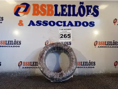LOTE 265 - 01 ROLO DE CABO FLEXÍVEL 100M 1X 4MM NA COR PRETA(NOVO). (NO ESTADO) ATENÇÃO! FAZER A VISITAÇÃO ANTES DE ARREMATAR, NÃO SABEMOS SE FUNCIONA. LEILÃO NÃO TEM GARANTIA E NEM DEVOLUÇÃO, SUJEITO A POSSÍVEIS AVARIAS VISÍVEIS/OCULTAS E/OU AUSÊNCIA DE COMPONENTES.