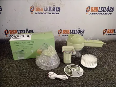 LOTE 031 - 01 TRITURADOR DE ALIMENTOS. (NO ESTADO) ATENÇÃO! FAZER A VISITAÇÃO ANTES DE ARREMATAR, NÃO SABEMOS SE FUNCIONA. LEILÃO NÃO TEM GARANTIA E NEM DEVOLUÇÃO, SUJEITO A POSSÍVEIS AVARIAS VISÍVEIS/OCULTAS E/OU AUSÊNCIA DE COMPONENTES.