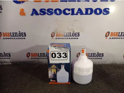 LOTE 033 - 01 LUMINÁRIA USB 60W. (NO ESTADO) ATENÇÃO! FAZER A VISITAÇÃO ANTES DE ARREMATAR, NÃO SABEMOS SE FUNCIONA. LEILÃO NÃO TEM GARANTIA E NEM DEVOLUÇÃO, SUJEITO A POSSÍVEIS AVARIAS VISÍVEIS/OCULTAS E/OU AUSÊNCIA DE COMPONENTES.
