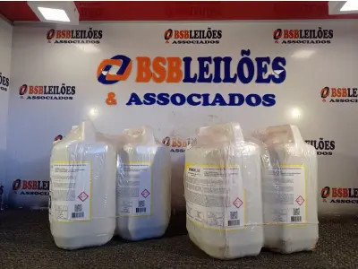 LOTE 173 - 20 LITROS DE DESINFETANTE HOSPITALAR PARA SUPERFÍCIES FIXAS E ARTIGOS NÃO CRÍTICOS. (NO ESTADO) ATENÇÃO! FAZER A VISITAÇÃO ANTES DE ARREMATAR, NÃO SABEMOS SE FUNCIONA. LEILÃO NÃO TEM GARANTIA E NEM DEVOLUÇÃO, SUJEITO A POSSÍVEIS AVARIAS VISÍVEIS/OCULTAS E/OU AUSÊNCIA DE COMPONENTES.