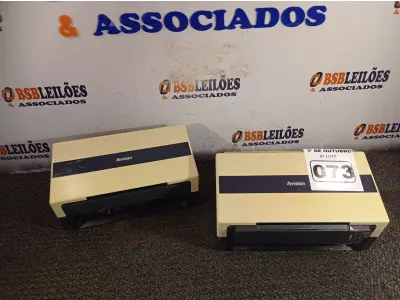 LOTE 073 - 02 SCANNERS MARCAS AVISION. (NO ESTADO) ATENÇÃO! FAZER A VISITAÇÃO ANTES DE ARREMATAR, NÃO SABEMOS SE FUNCIONA. LEILÃO NÃO TEM GARANTIA E NEM DEVOLUÇÃO, SUJEITO A POSSÍVEIS AVARIAS VISÍVEIS/OCULTAS E/OU AUSÊNCIA DE COMPONENTES.