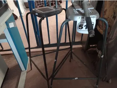 LOTE 515 - 02 CORTADORES DE BATATAS. (NO ESTADO) ATENÇÃO! FAZER A VISITAÇÃO ANTES DE ARREMATAR, NÃO SABEMOS SE FUNCIONA. LEILÃO NÃO TEM GARANTIA E NEM DEVOLUÇÃO, SUJEITO A POSSÍVEIS AVARIAS VISÍVEIS/OCULTAS E/OU AUSÊNCIA DE COMPONENTES.