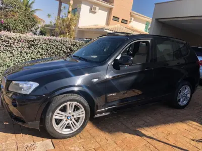 LOTE 635 - 01 I/BMW X3 XDRIVE 35I WX71,  COR PRETA, GASOLINA, ANO 2011/2011(NO ESTADO) (VISITAÇÃO AGENDAR 61-98153-0503) (VEÍCULO EM GOIÂNIA)