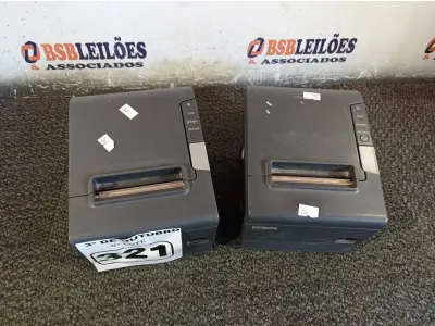 LOTE 321 - 02 IMPRESSORAS DE CUPOM NÃO FISCAL MARCAS EPSON. (NO ESTADO) ATENÇÃO! FAZER A VISITAÇÃO ANTES DE ARREMATAR, NÃO SABEMOS SE FUNCIONA. LEILÃO NÃO TEM GARANTIA E NEM DEVOLUÇÃO, SUJEITO A POSSÍVEIS AVARIAS VISÍVEIS/OCULTAS E/OU AUSÊNCIA DE COMPONENTES.