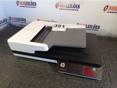 LOTE 351 - 01 SCANER MARCA HP. (NO ESTADO) ATENÇÃO! FAZER A VISITAÇÃO ANTES DE ARREMATAR, NÃO SABEMOS SE FUNCIONA. LEILÃO NÃO TEM GARANTIA E NEM DEVOLUÇÃO, SUJEITO A POSSÍVEIS AVARIAS VISÍVEIS/OCULTAS E/OU AUSÊNCIA DE COMPONENTES.