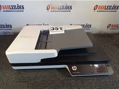 LOTE 351 - 01 SCANER MARCA HP. (NO ESTADO) ATENÇÃO! FAZER A VISITAÇÃO ANTES DE ARREMATAR, NÃO SABEMOS SE FUNCIONA. LEILÃO NÃO TEM GARANTIA E NEM DEVOLUÇÃO, SUJEITO A POSSÍVEIS AVARIAS VISÍVEIS/OCULTAS E/OU AUSÊNCIA DE COMPONENTES.