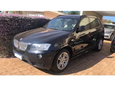 LOTE 635 - 01 I/BMW X3 XDRIVE 35I WX71,  COR PRETA, GASOLINA, ANO 2011/2011(NO ESTADO) (VISITAÇÃO AGENDAR 61-98153-0503) (VEÍCULO EM GOIÂNIA)