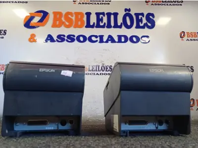 LOTE 321 - 02 IMPRESSORAS DE CUPOM NÃO FISCAL MARCAS EPSON. (NO ESTADO) ATENÇÃO! FAZER A VISITAÇÃO ANTES DE ARREMATAR, NÃO SABEMOS SE FUNCIONA. LEILÃO NÃO TEM GARANTIA E NEM DEVOLUÇÃO, SUJEITO A POSSÍVEIS AVARIAS VISÍVEIS/OCULTAS E/OU AUSÊNCIA DE COMPONENTES.