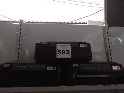 LOTE 592 - 03 IMPRESSORAS MATRICIAIS OKI MICROLINE 620. (NO ESTADO) ATENÇÃO! FAZER A VISITAÇÃO ANTES DE ARREMATAR, NÃO SABEMOS SE FUNCIONA. LEILÃO NÃO TEM GARANTIA E NEM DEVOLUÇÃO, SUJEITO A POSSÍVEIS AVARIAS VISÍVEIS/OCULTAS E/OU AUSÊNCIA DE COMPONENTES.