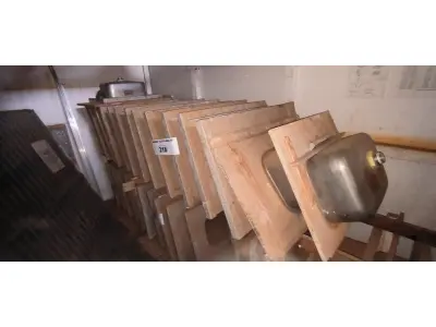 LOTE 318 - 14 PIAS EM GRANITO (NO ESTADO, NÃO SABEMOS SE FUNCIONA. LEILÃO NÃO TEM GARANTIA E NEM DEVOLUÇÃO).