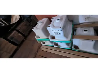 LOTE 093 - 05 TANQUES CELITE BRANCO (NO ESTADO, NÃO SABEMOS SE FUNCIONA. LEILÃO NÃO TEM GARANTIA E NEM DEVOLUÇÃO).