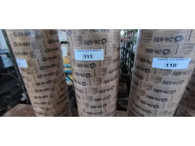 LOTE 111 - 02 FORMAS EM PAPELÃO PARA COLUNAS (NO ESTADO, NÃO SABEMOS SE FUNCIONA. LEILÃO NÃO TEM GARANTIA E NEM DEVOLUÇÃO).