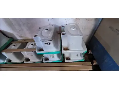 LOTE 094 - 05 TANQUES CELITE BRANCO (NO ESTADO, NÃO SABEMOS SE FUNCIONA. LEILÃO NÃO TEM GARANTIA E NEM DEVOLUÇÃO).