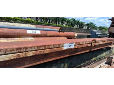 LOTE 232 - 02 PERFIS EM FERRO (NO ESTADO, NÃO SABEMOS SE FUNCIONA. LEILÃO NÃO TEM GARANTIA E NEM DEVOLUÇÃO).