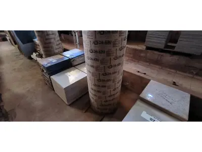 LOTE 073 - 02 FORMAS EM PAPELÃO PARA COLUNAS (NO ESTADO, NÃO SABEMOS SE FUNCIONA. LEILÃO NÃO TEM GARANTIA E NEM DEVOLUÇÃO).