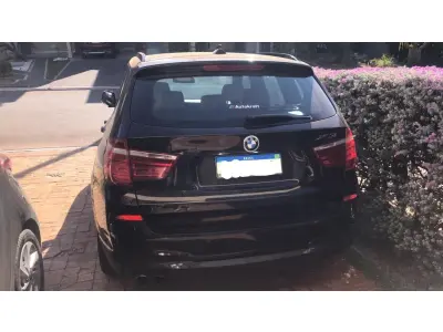 LOTE 635 - 01 I/BMW X3 XDRIVE 35I WX71,  COR PRETA, GASOLINA, ANO 2011/2011(NO ESTADO) (VISITAÇÃO AGENDAR 61-98153-0503) (VEÍCULO EM GOIÂNIA)