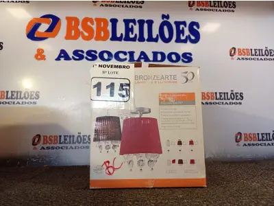 LOTE 115 - 01 LUMINÁRIA PENDENTE SÃO PAULO. (NO ESTADO) ATENÇÃO! FAZER A VISITAÇÃO ANTES DE ARREMATAR, NÃO SABEMOS SE FUNCIONA. LEILÃO NÃO TEM GARANTIA E NEM DEVOLUÇÃO, SUJEITO A POSSÍVEIS AVARIAS VISÍVEIS/OCULTAS E/OU AUSÊNCIA DE COMPONENTES.